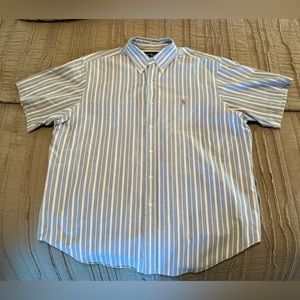Men’s Polo Short Sleeve Button Up